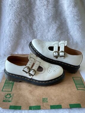 Dr. Marten Virginia Leather Mary Jane Shoes